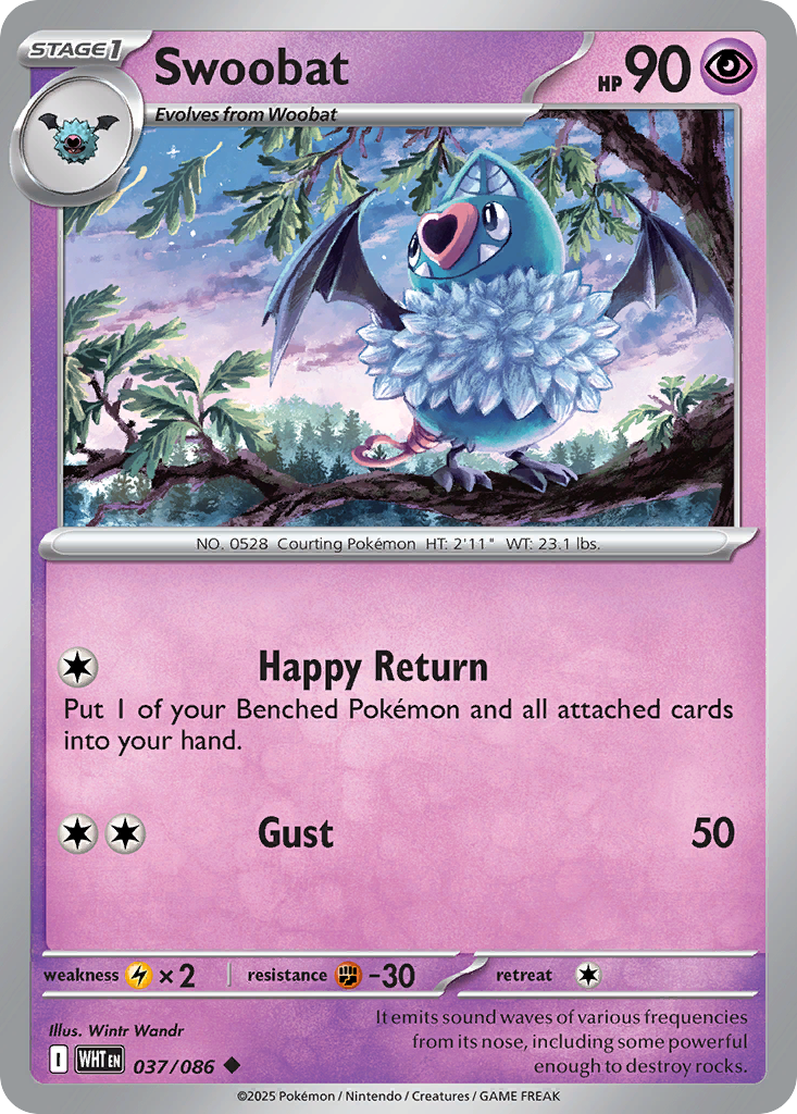 Swoobat — White Flare card #37 full image