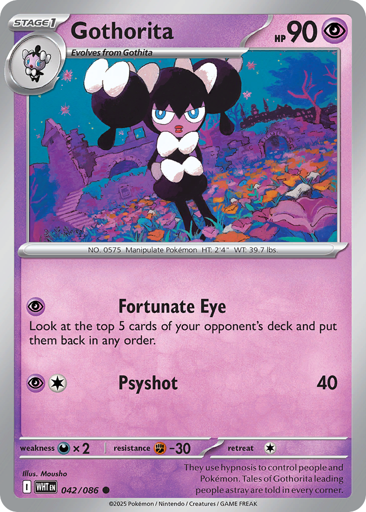 Gothorita — White Flare card #42 full image