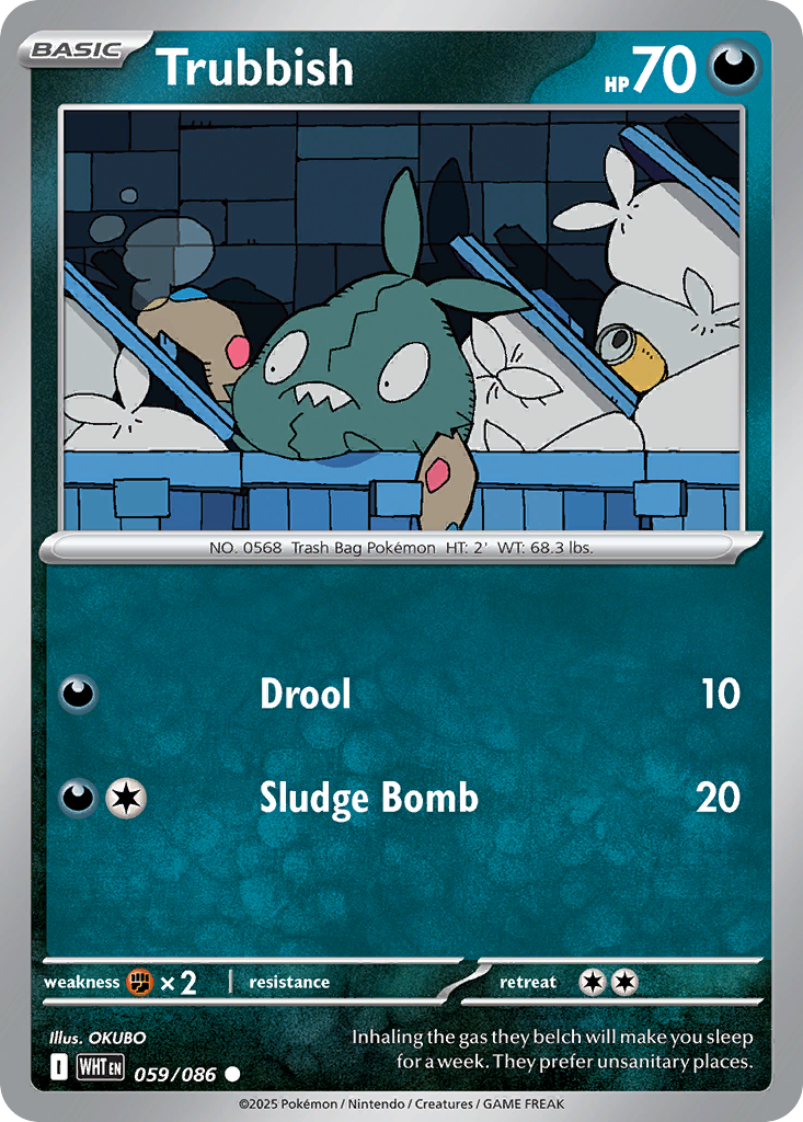 Trubbish — White Flare card #59 full image