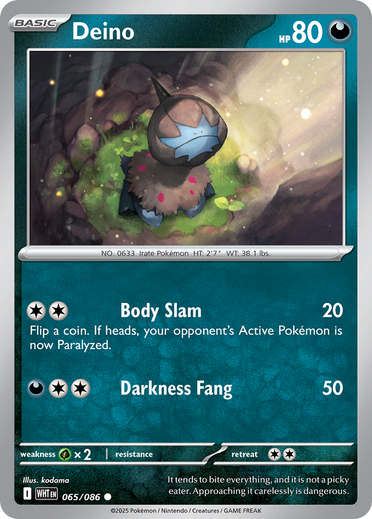 Deino — White Flare card #65 full image