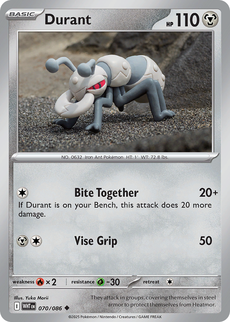 Durant — White Flare card #70 full image