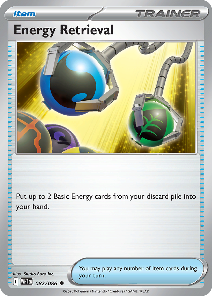 Energy Retrieval — White Flare card #82 full image
