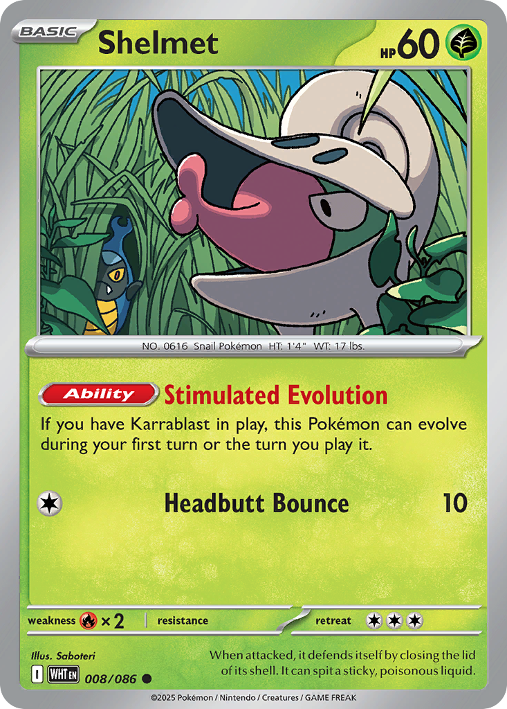 Shelmet — White Flare card #8 full image