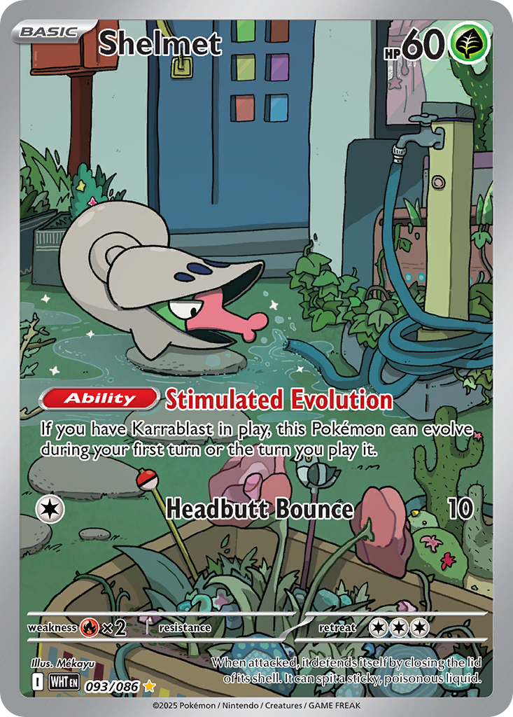 Shelmet — White Flare card #93 full image