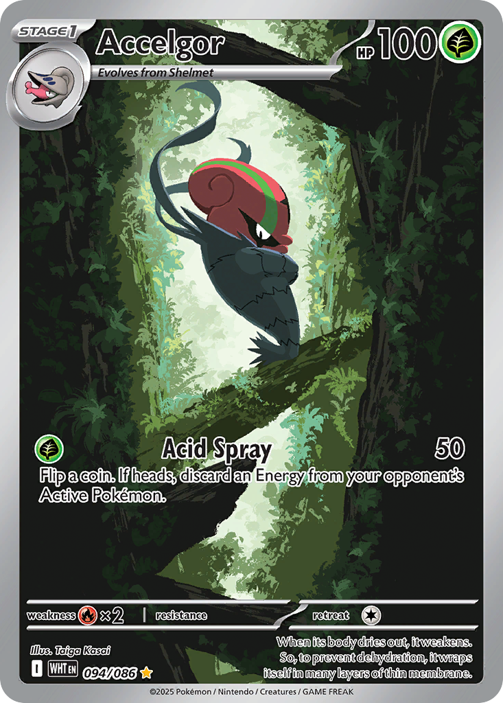 Accelgor — White Flare card #94 full image