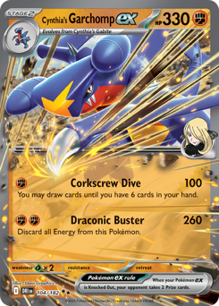 Cynthia's Garchomp ex — Destined Rivals #104