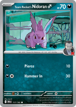 Team Rocket's Nidoran♂ — Destined Rivals #117