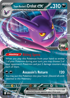Team Rocket's Crobat ex — Destined Rivals #122