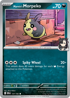 Marnie's Morpeko — Destined Rivals #137