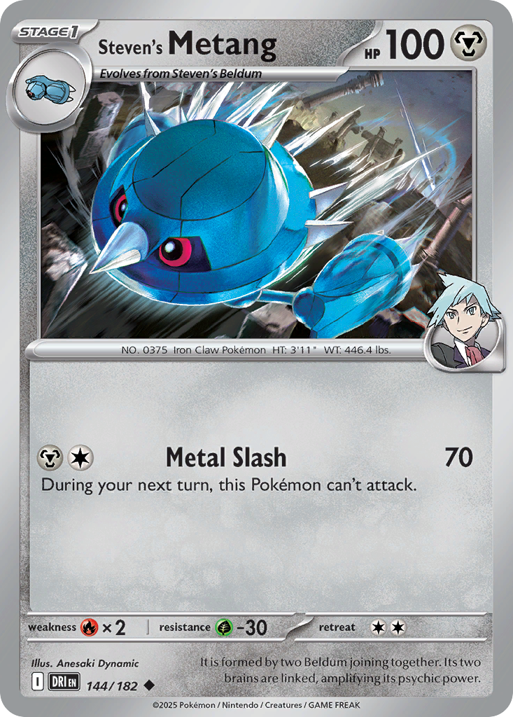 Steven's Metang — Destined Rivals card #144 full image
