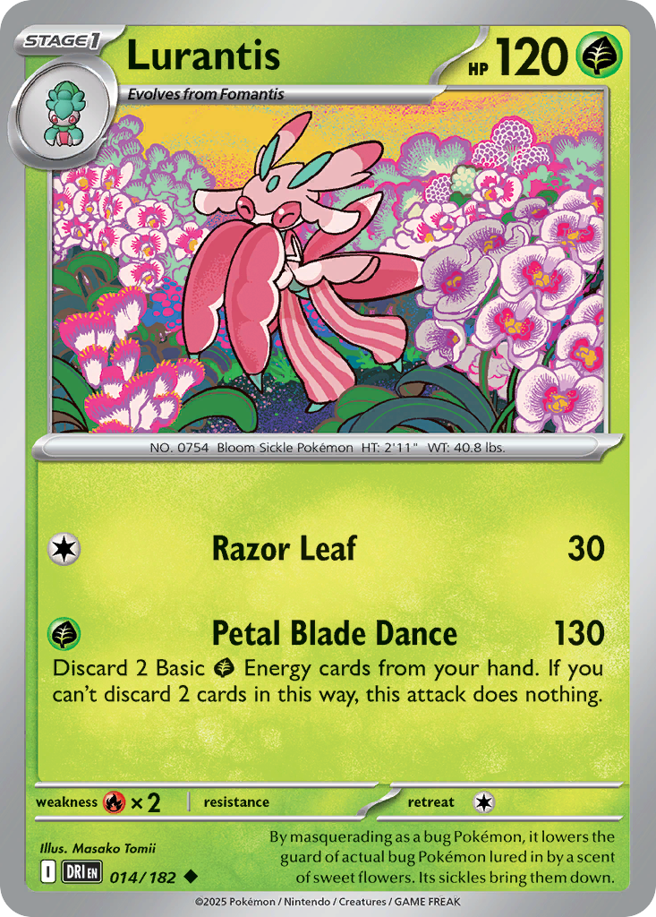 Lurantis — Destined Rivals card #14 full image