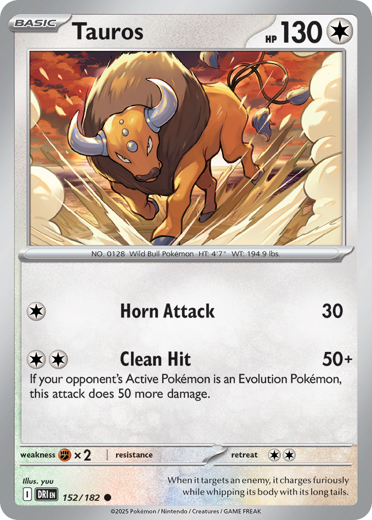 Tauros — Destined Rivals card #152 full image