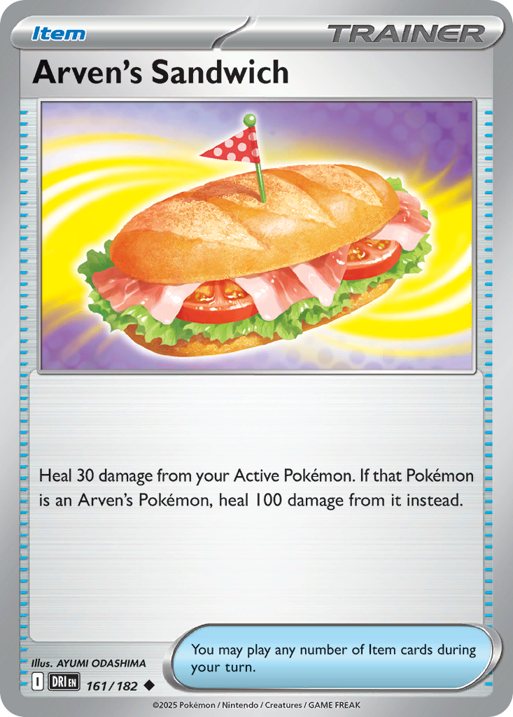 Arven's Sandwich — Destined Rivals card #161 full image