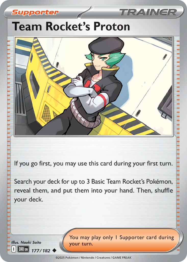 Team Rocket's Proton — Destined Rivals card #177 full image
