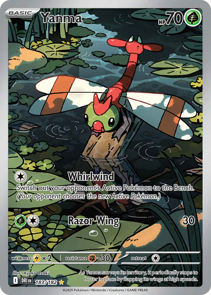 Yanma — Destined Rivals card #183 full image