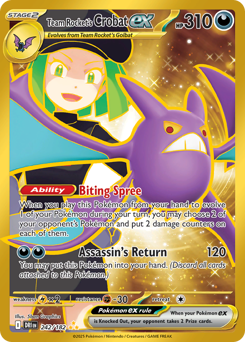 Team Rocket's Crobat ex — Destined Rivals #242