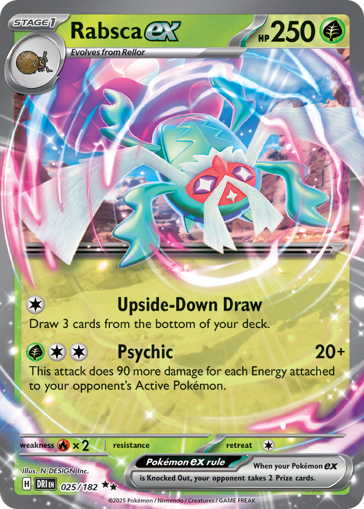 Rabsca ex — Destined Rivals card #25 full image