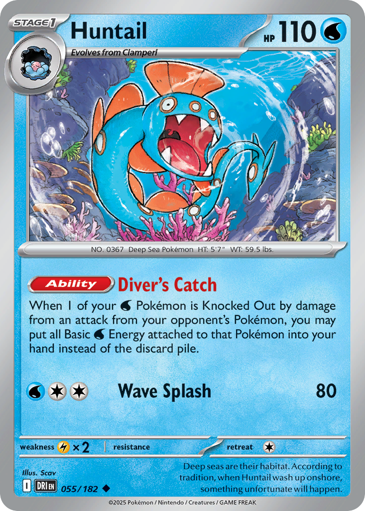 Huntail — Destined Rivals card #55 full image