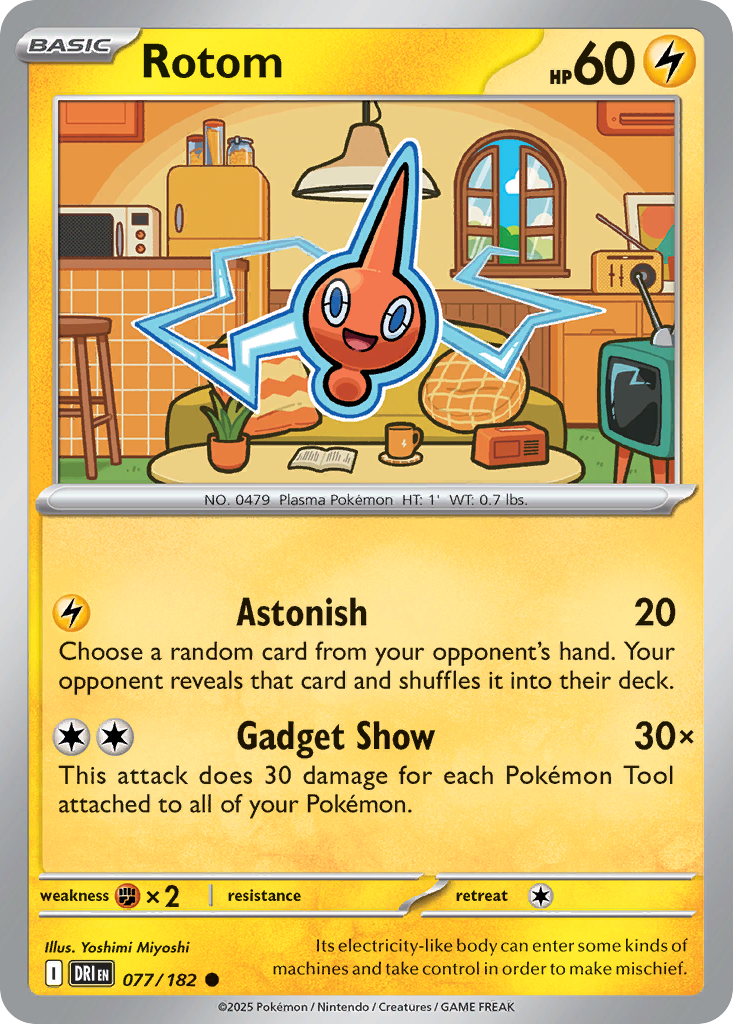 Rotom — Destined Rivals card #77 full image