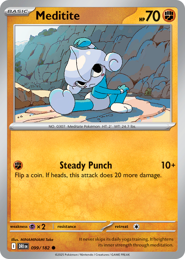Meditite — Destined Rivals card #99 full image