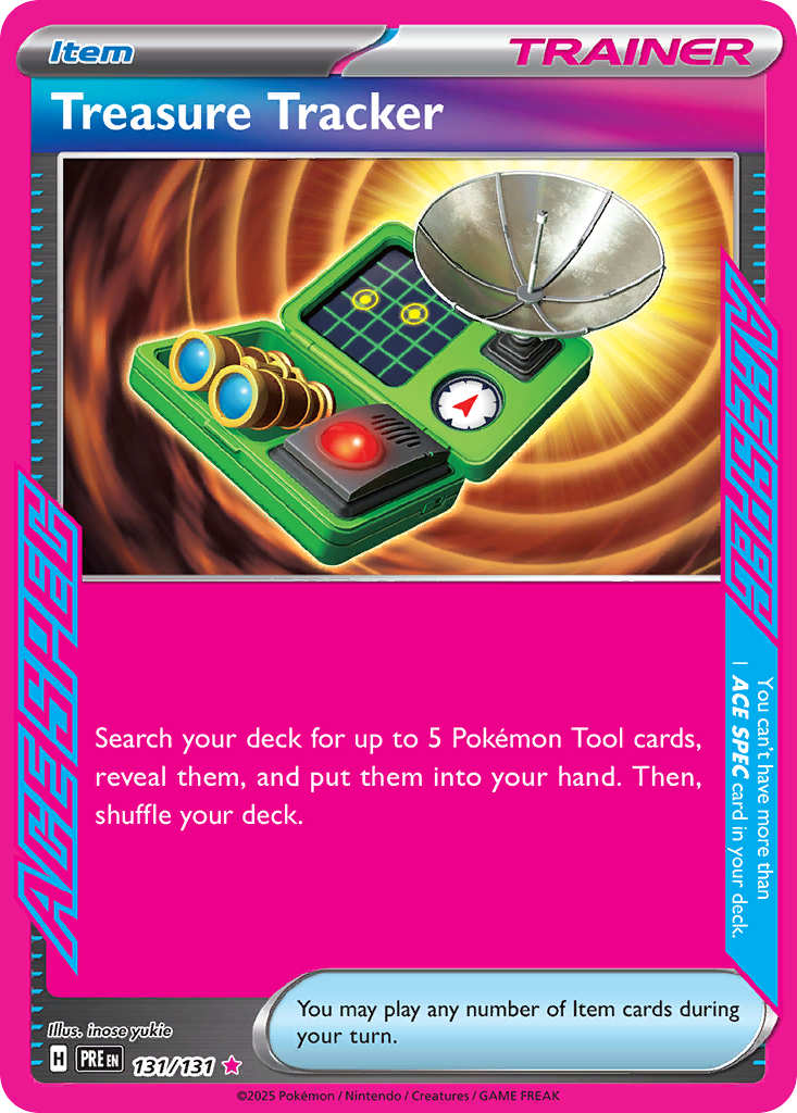 Treasure Tracker — Prismatic Evolutions card #131 full image