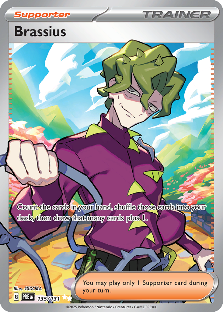 Brassius — Prismatic Evolutions card #135 full image