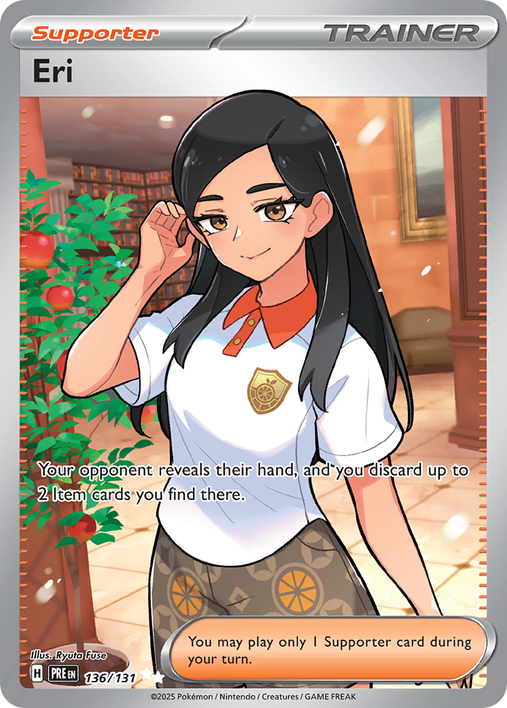 Eri — Prismatic Evolutions card #136 full image