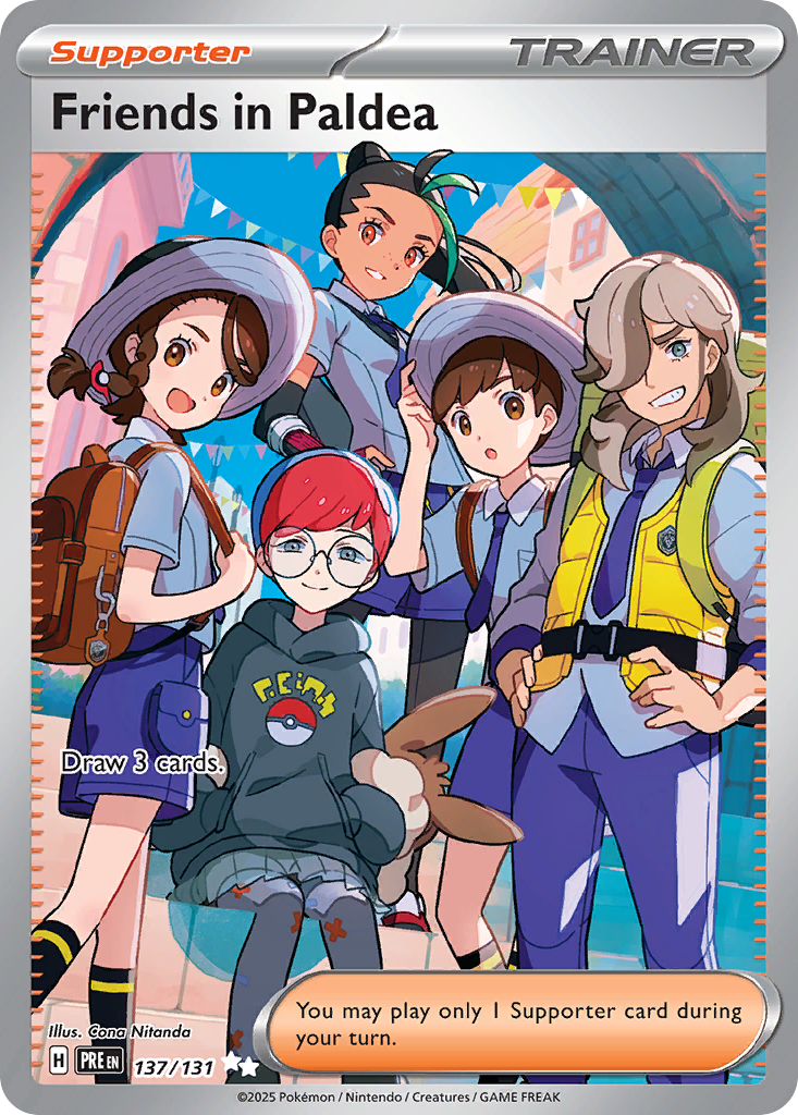 Friends in Paldea — Prismatic Evolutions card #137 full image