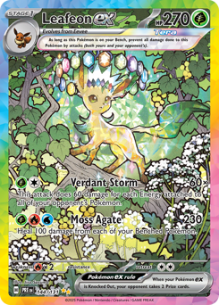 Leafeon ex — Prismatic Evolutions #144