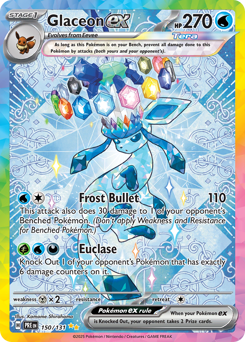 Glaceon ex — Prismatic Evolutions #150