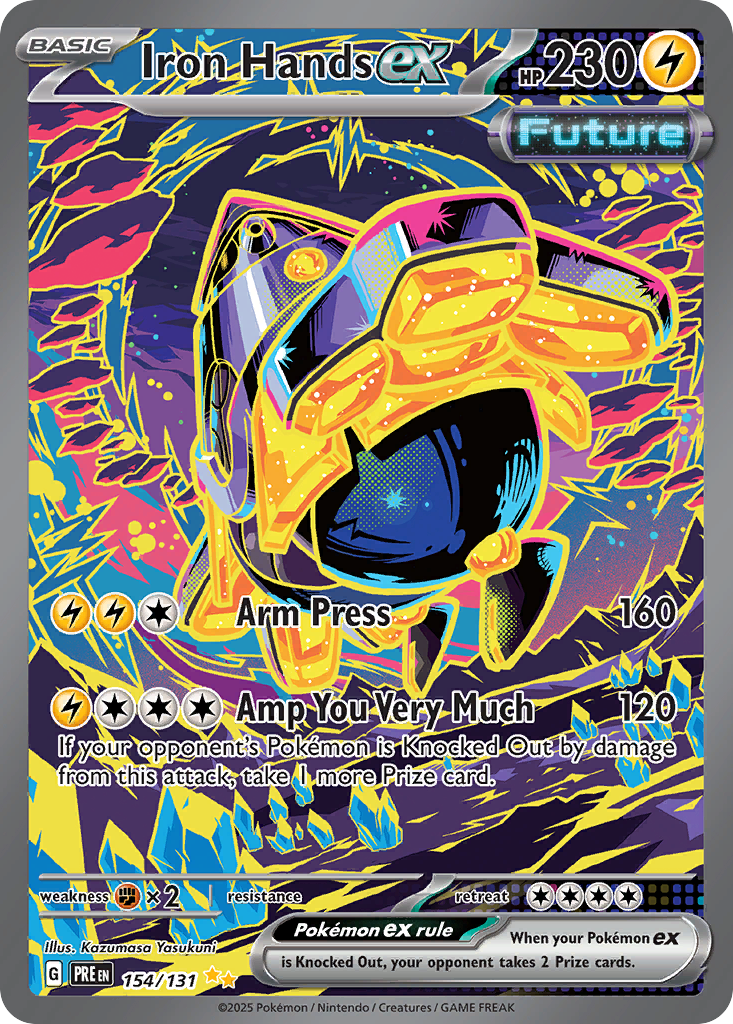 Iron Hands ex — Prismatic Evolutions card #154 full image
