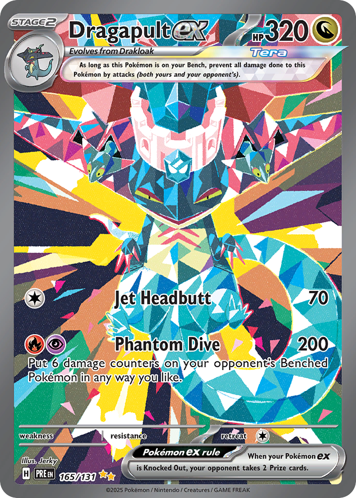 Dragapult ex — Prismatic Evolutions card #165 full image