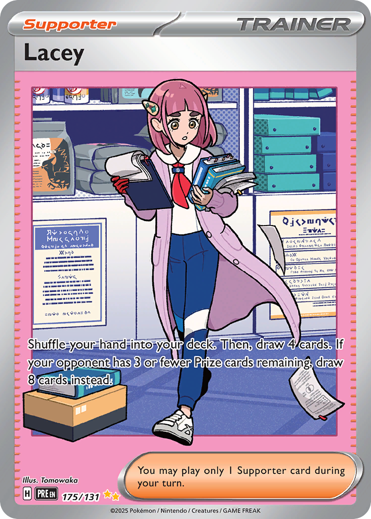 Lacey — Prismatic Evolutions card #175 full image