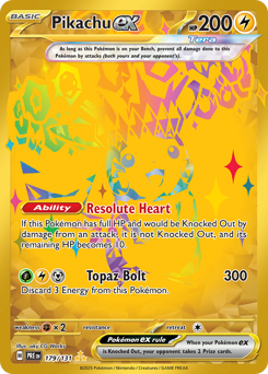 Pikachu ex — Prismatic Evolutions #179