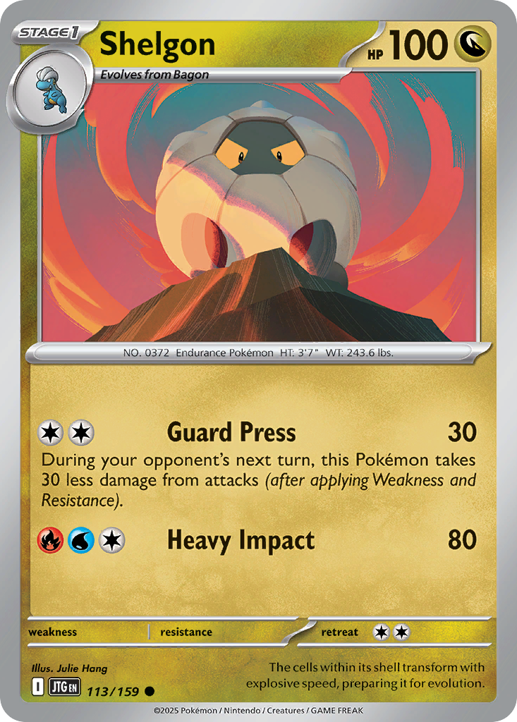 Shelgon — Journey Together card #113 full image