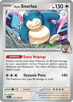 Hop's Snorlax — Journey Together #117