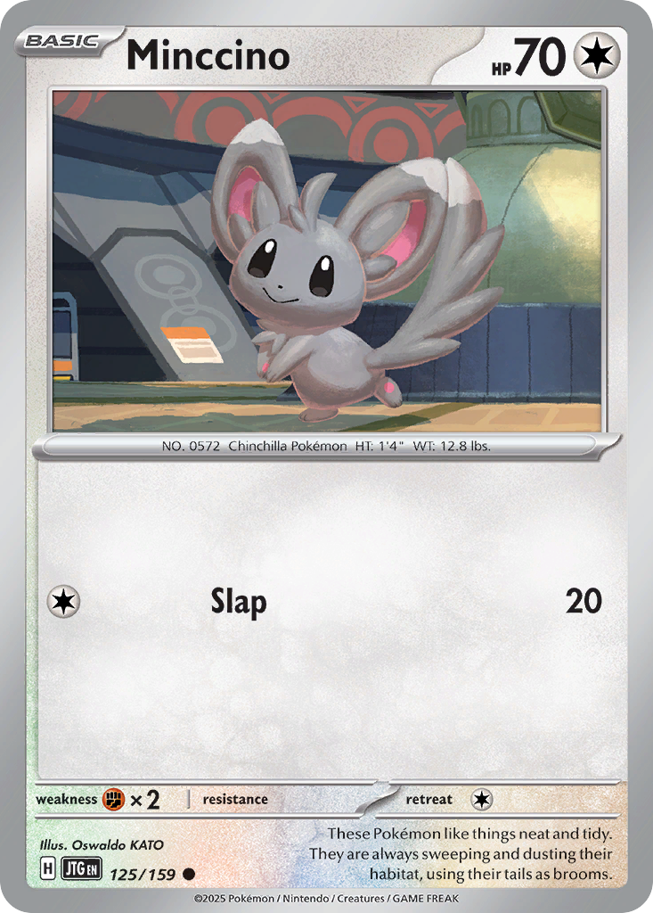 Minccino — Journey Together card #125 full image