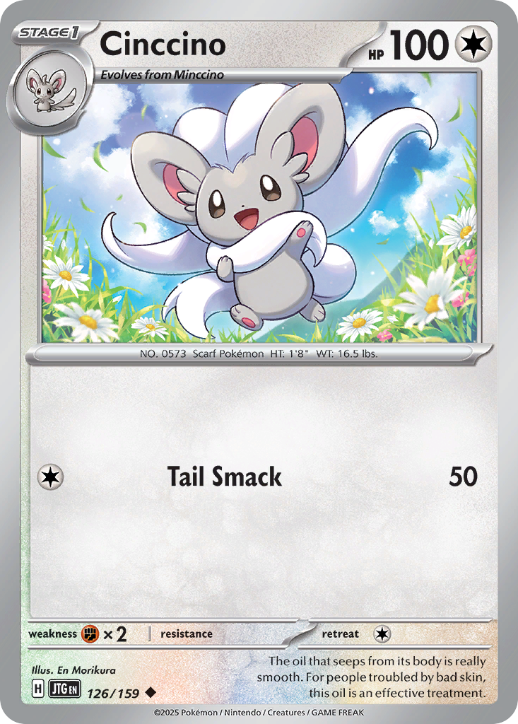 Cinccino — Journey Together card #126 full image