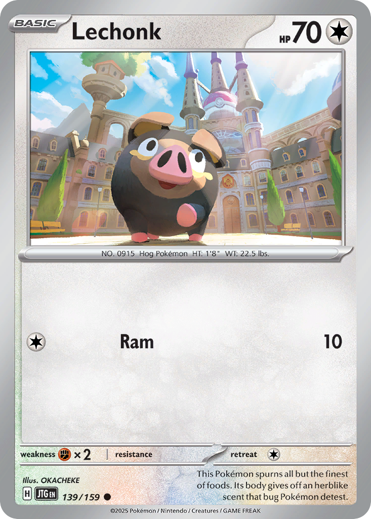 Lechonk — Journey Together card #139 full image