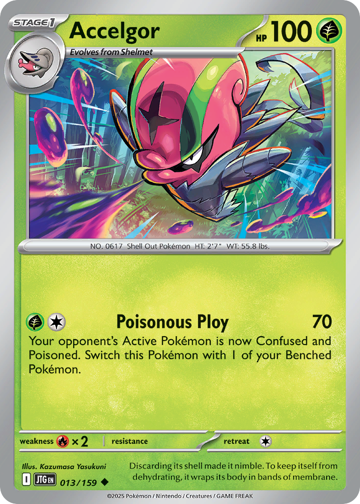 Accelgor — Journey Together card #13 full image