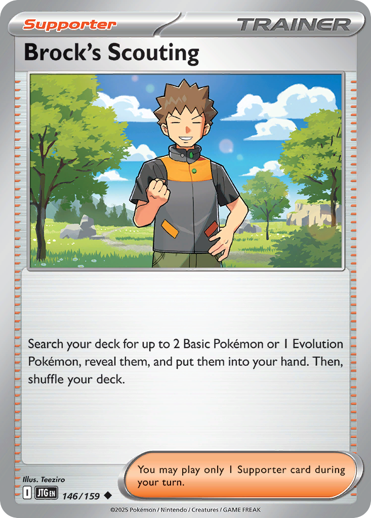 Brock's Scouting — Journey Together card #146 full image