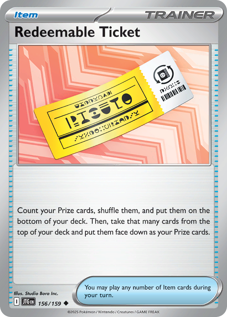 Redeemable Ticket — Journey Together card #156 full image
