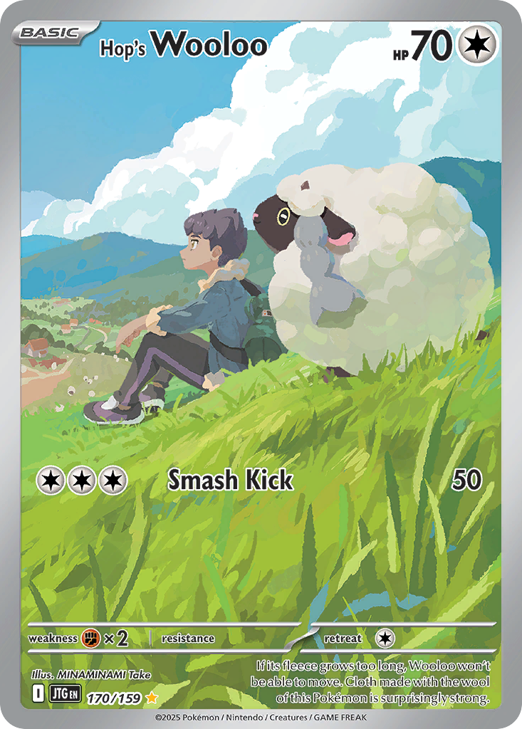 Hop's Wooloo — Journey Together card #170 full image