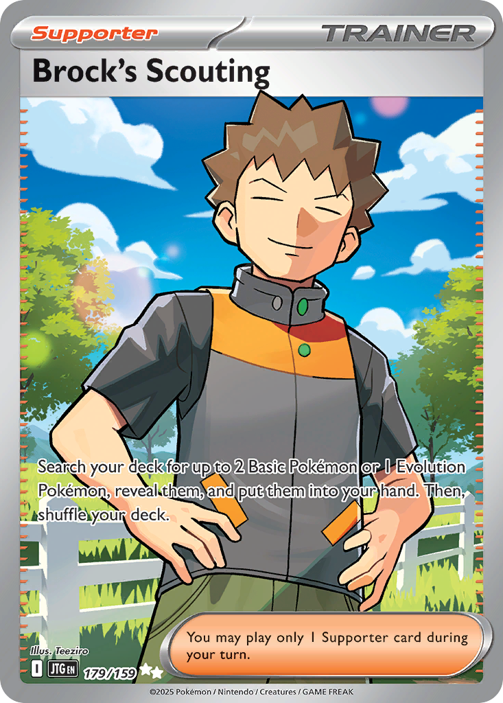Brock's Scouting — Journey Together card #179 full image