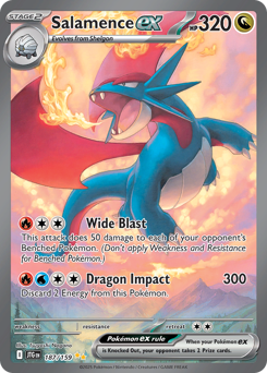 Salamence ex — Journey Together #187