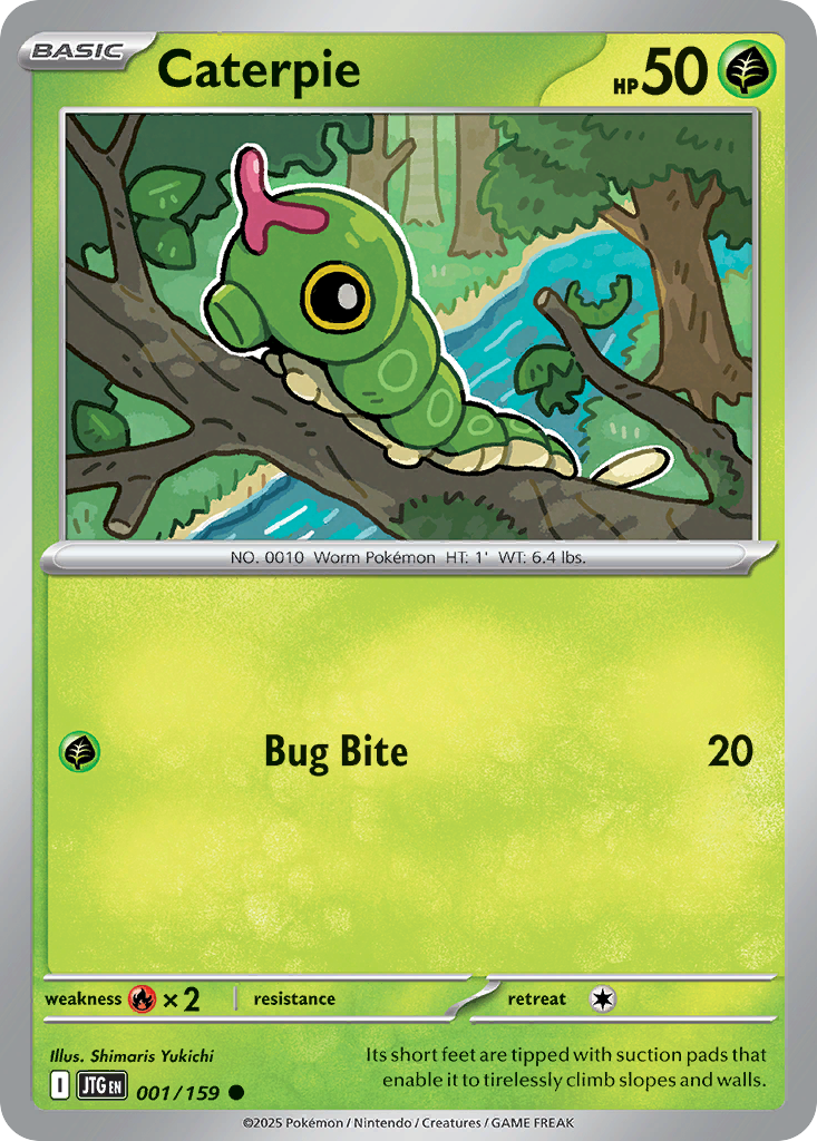 Caterpie — Journey Together card #1 full image