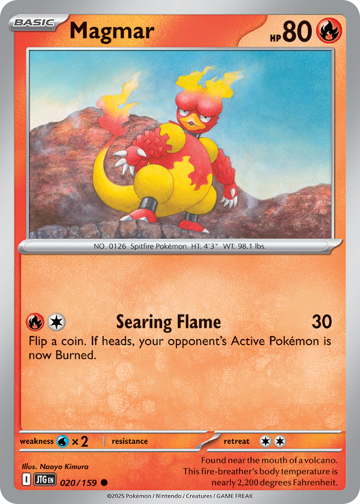 Magmar — Journey Together card #20 full image