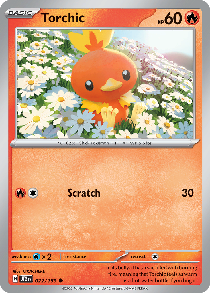 Torchic — Journey Together card #22 full image