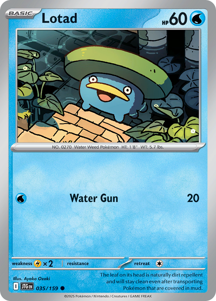 Lotad — Journey Together card #35 full image