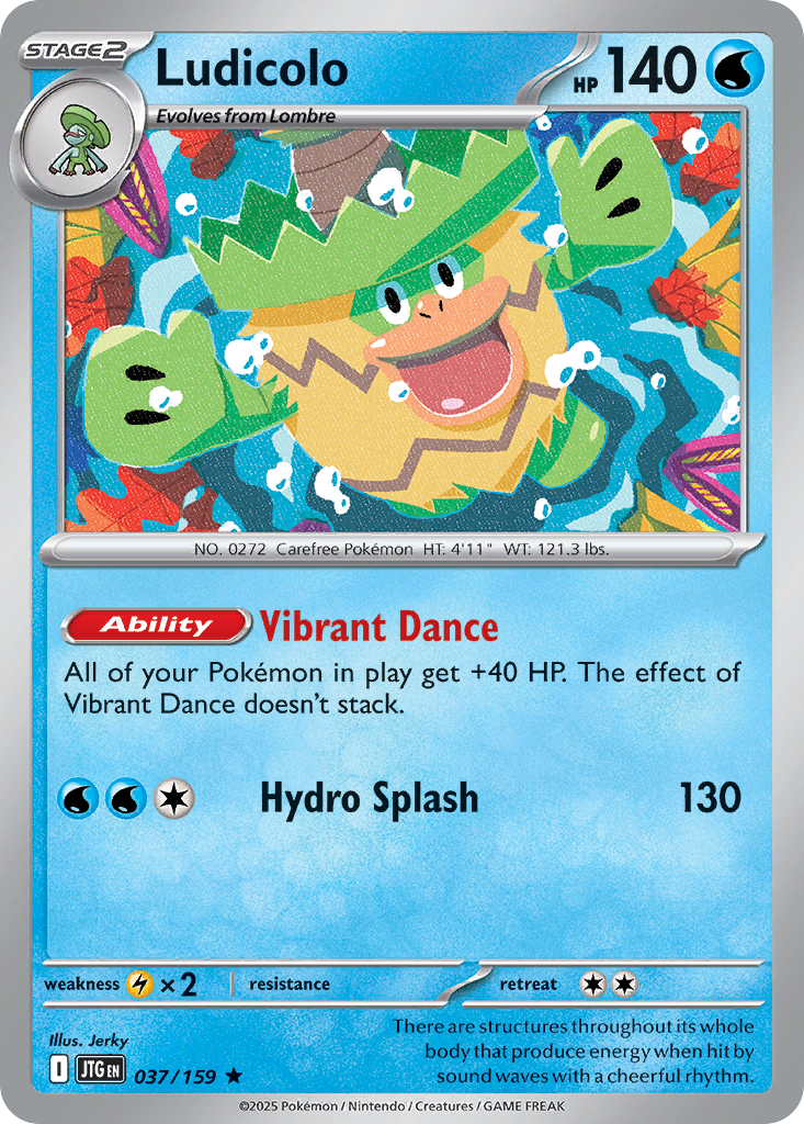 Ludicolo — Journey Together card #37 full image